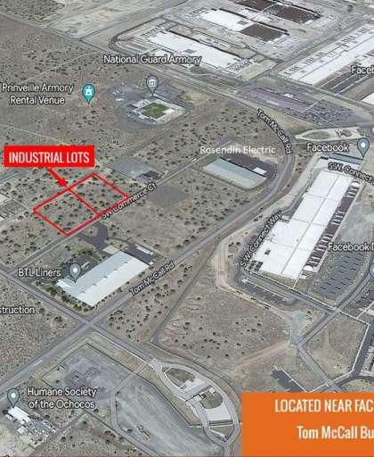 Tom McCall Business Park-Prineville, Oregon Two (2) Industrial Lots For Sale